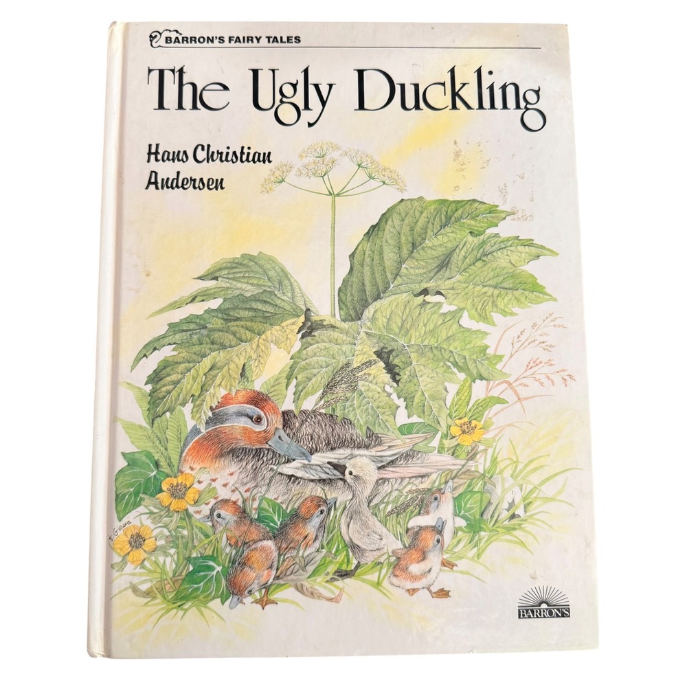 The Ugly Duckling Hans Christian Andersen Barron's 1985 Hardcover Childrens Book